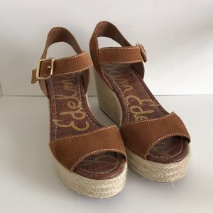 Sam Edelman suede wedges